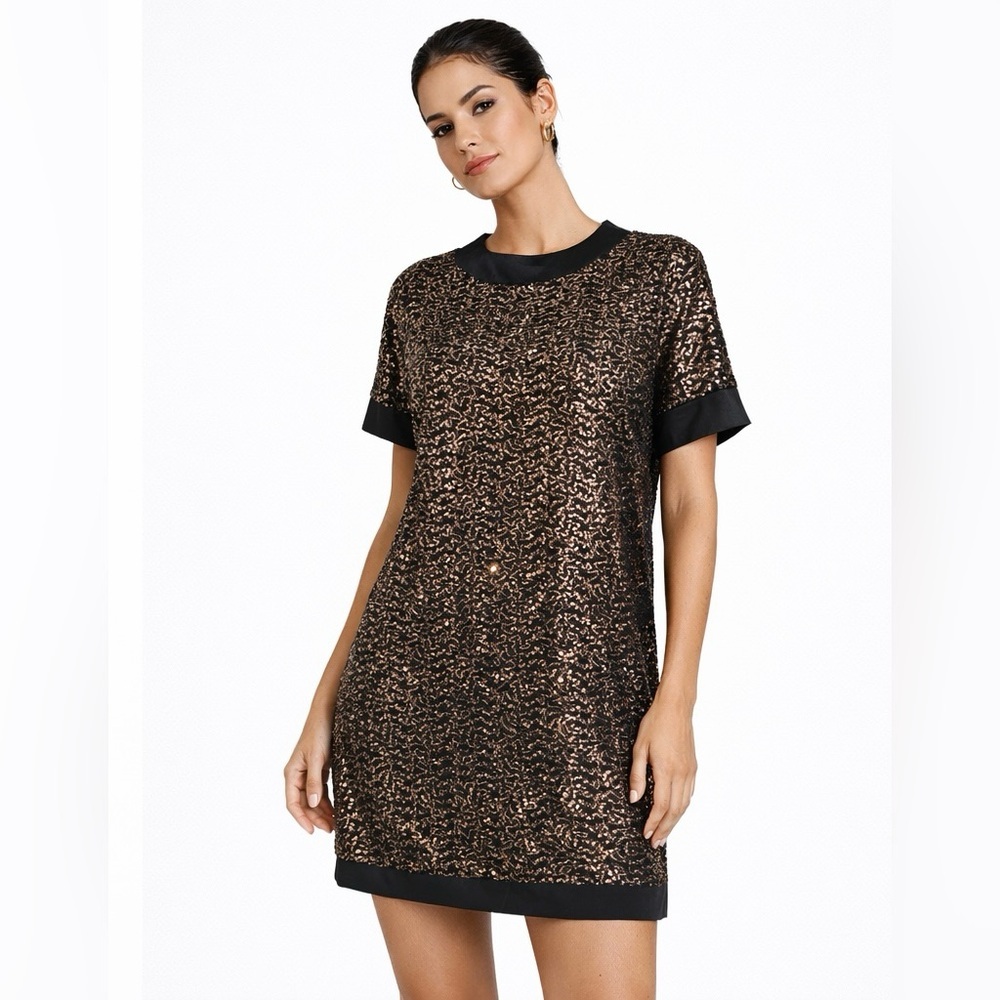 ⭐️ NWOT! SHEIN Bronze Sequin Dress
